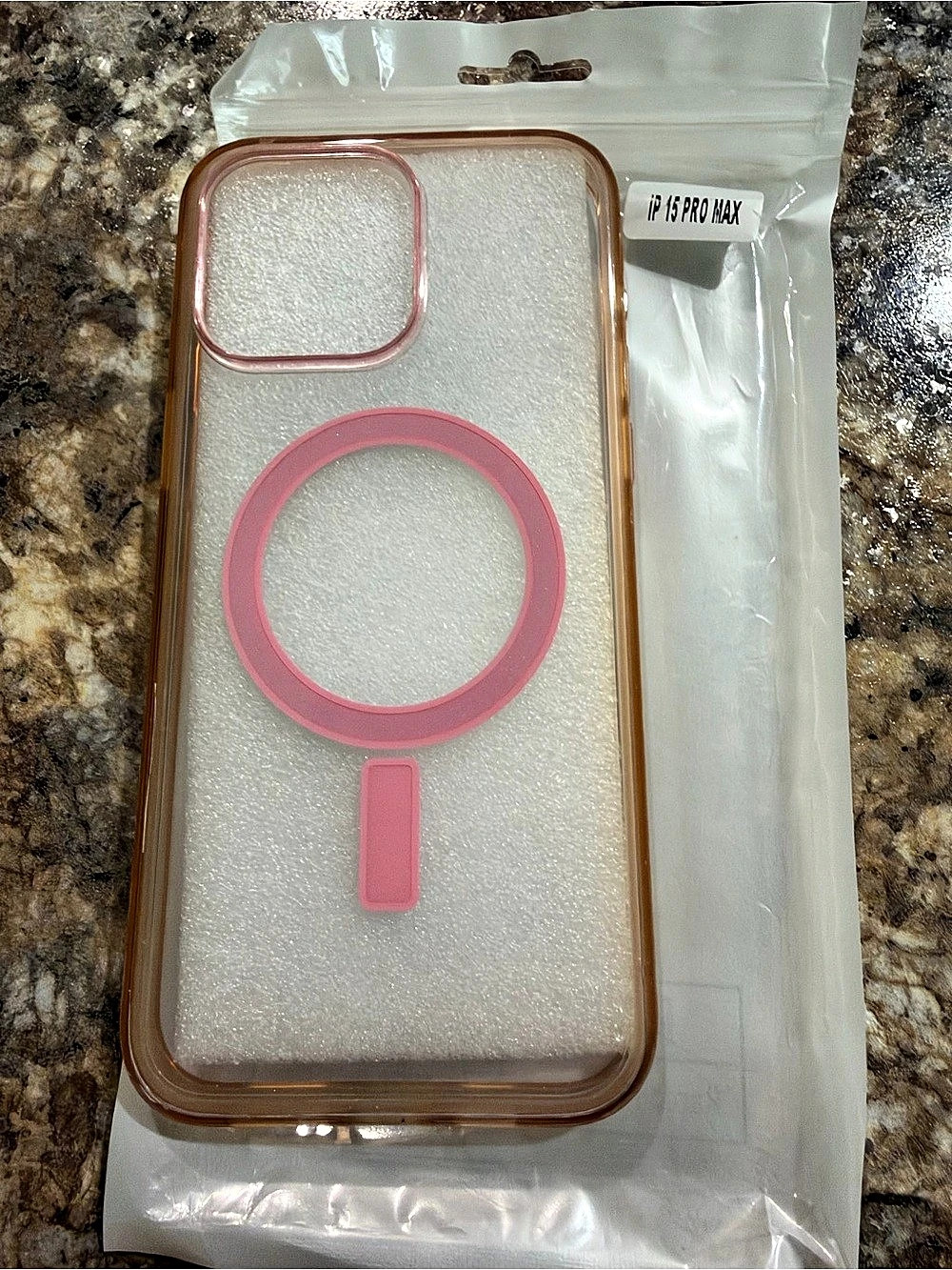 Pink Clear MagSafe Phone Case NWT